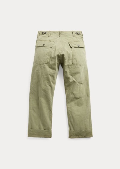 Men's Ralph Lauren Cotton Herringbone Pants | 107289EHT